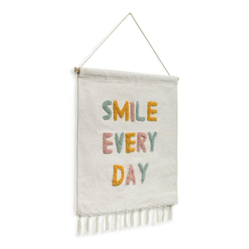 Wandteppich Smile every day